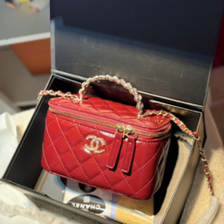 Túi Chanel Quai Ngọc Màu Đỏ Fullbox